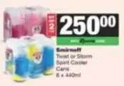 Smirnoff - Twist or Storm Spirit Cooler Cans