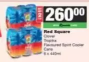 Red Square - Flavoured Spirit Cooler Cans