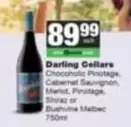 Darling - Chocoholic Pinotage, Cabernet Sauvignon, Merlot, Shiraz or Bushvine Malbec