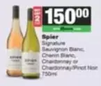 Spier - Signature Sauvignon Blanc, Chenin Blanc, Chardonnay or Chardonnay/Pinot Noir