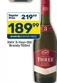 KWV - 3-Year-Old Brandy 750ml