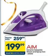 Aim - Ceramic Soleplate Steam and Spray Iron