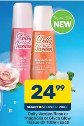 Rose or Magnolia Tissue Oil 100ml Each
