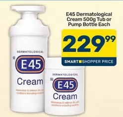 Dermatological Cream 500g Tub or Pump Bottle Each