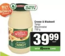 Crosse & Blackwell - Tangy Mayonnaise