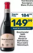 Boschendal - Shiraz, Merlot or S&M Shiraz Mourvèdre