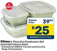 6-Piece Eco Foodsavers Set