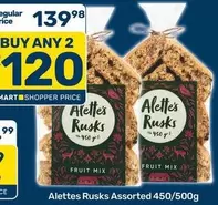 Alettes Rusks Assorted