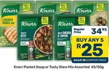 Knorr - Packet Soup or Tasty Stew Mix