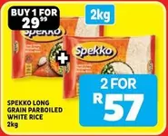 Spekko - LONG GRAIN PARBOILED WHITE RICE