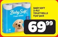 Baby Soft - TOILET ROLLS