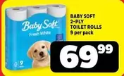 Baby Soft - TOILET ROLLS