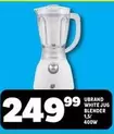WHITE JUG BLENDER