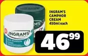 Ingram's - CAMPHOR CREAM