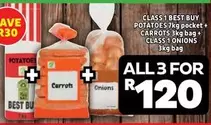 Best Buy - POTATOES, CARROTS, ONIONS