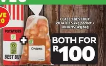 Best Buy - POTATOES 7kg pocket + ONIONS 3kg bag