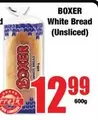Boxer - White Bread (Unsliced)