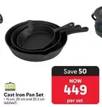 Camp Master - Cast Iron Pan Set (462447)