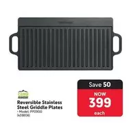 Camp Master - Reversible Stainless Steel Griddle Plates - Model PP2900 (439806)