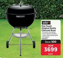 weber - One Touch Original Kettle Charcoal Braai