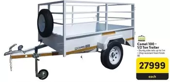 Finish - 100 - 1/2 Ton Trailer