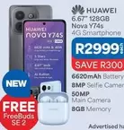 Huawei - Nova Y74s 4G Smartphone