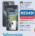 Huawei - Nova Y63 4G Smartphone