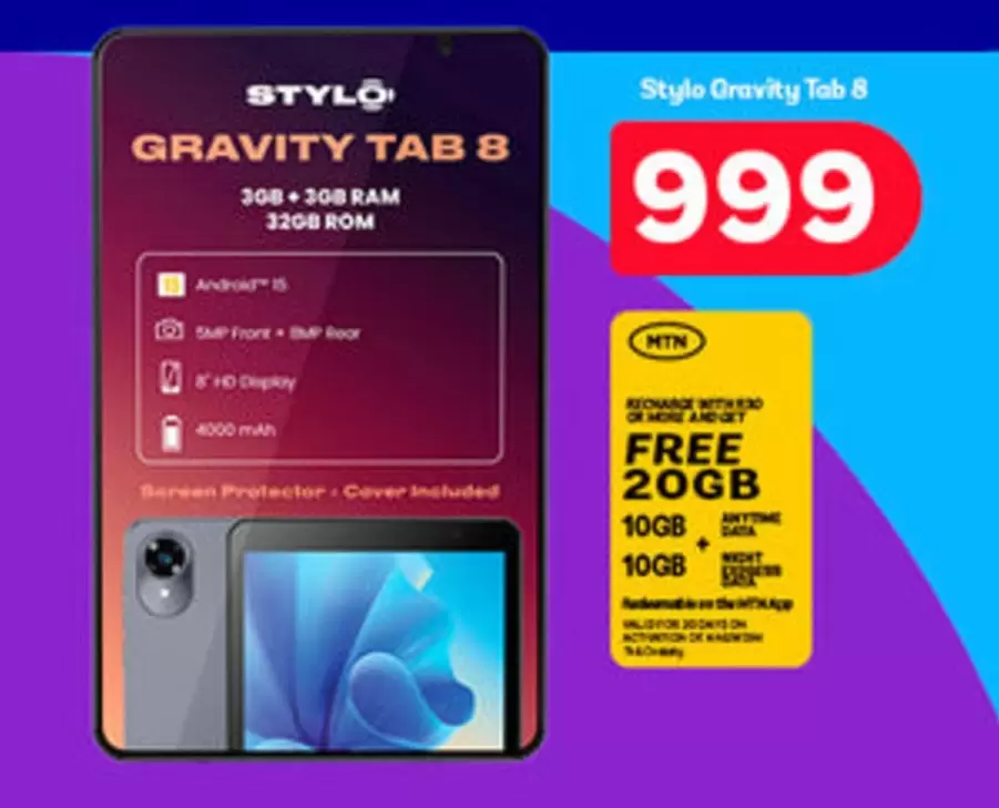 Stylo - GRAVITY TAB 8