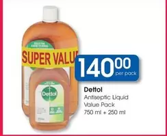 Dettol - Antiseptic Liquid Value Pack