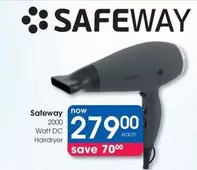 Safeway - 2000 Watt DC Hairdryer