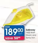 Safeway - Steam and Spray Iron