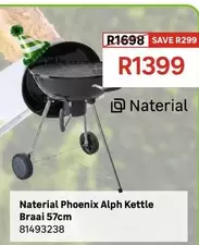 Naterial - Phoenix Alph Kettle Braai 57cm