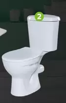 Top Flush Close Coupled Toilet