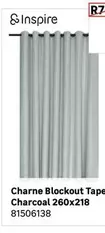 Inspire - Charne Blockout Tape Charcoal 260x218