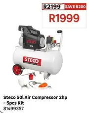 Steco - Air Compressor 2hp - 5pcs Kit