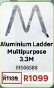 Aluminium Ladder Multipurpose 3.3m