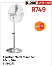 Equation - Metal Stand Fan 40cm 50w