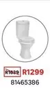 Astina Top Flush Toilet Close Coupled Set White