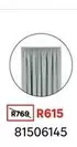 Charne Blockout Tape Curtain Natural 260 X 218 Cm