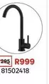 Bijiou Prestige Single Mixer Kitchen Tap Black