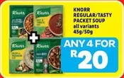 Knorr - REGULAR/TASTY PACKET SOUP