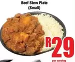 Beef Stew Plate