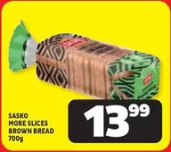 SASKO - MORE SLICES BROWN BREAD