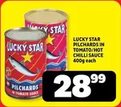 Lucky Star - PILCHARDS IN TOMATO/HOT CHILLI SAUCE