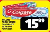 Colgate - Triple Action Toothpaste