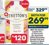 Stretton's - London Dry or Flavoured Gin Assorted