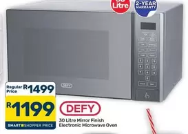 Defy - 30 Litre Mirror Finish Electronic Microwave Oven