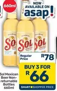 Sol - Mexican Beer Non-returnable Bottles