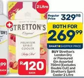 Stretton's - London Dry or Flavoured Gin Assorted