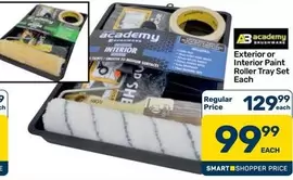 Exterior or Interior Paint Roller Tray Set